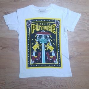 Gucci boys graphic print t shirt